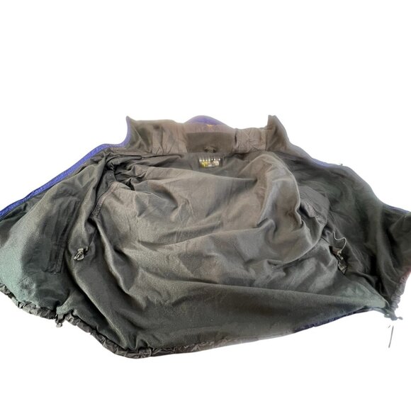vtg MOUNTAIN HARDWEAR Conduit SL Blue Hooded Outdoor Soft Shell Jacket XL/XG - Picture 5 of 6